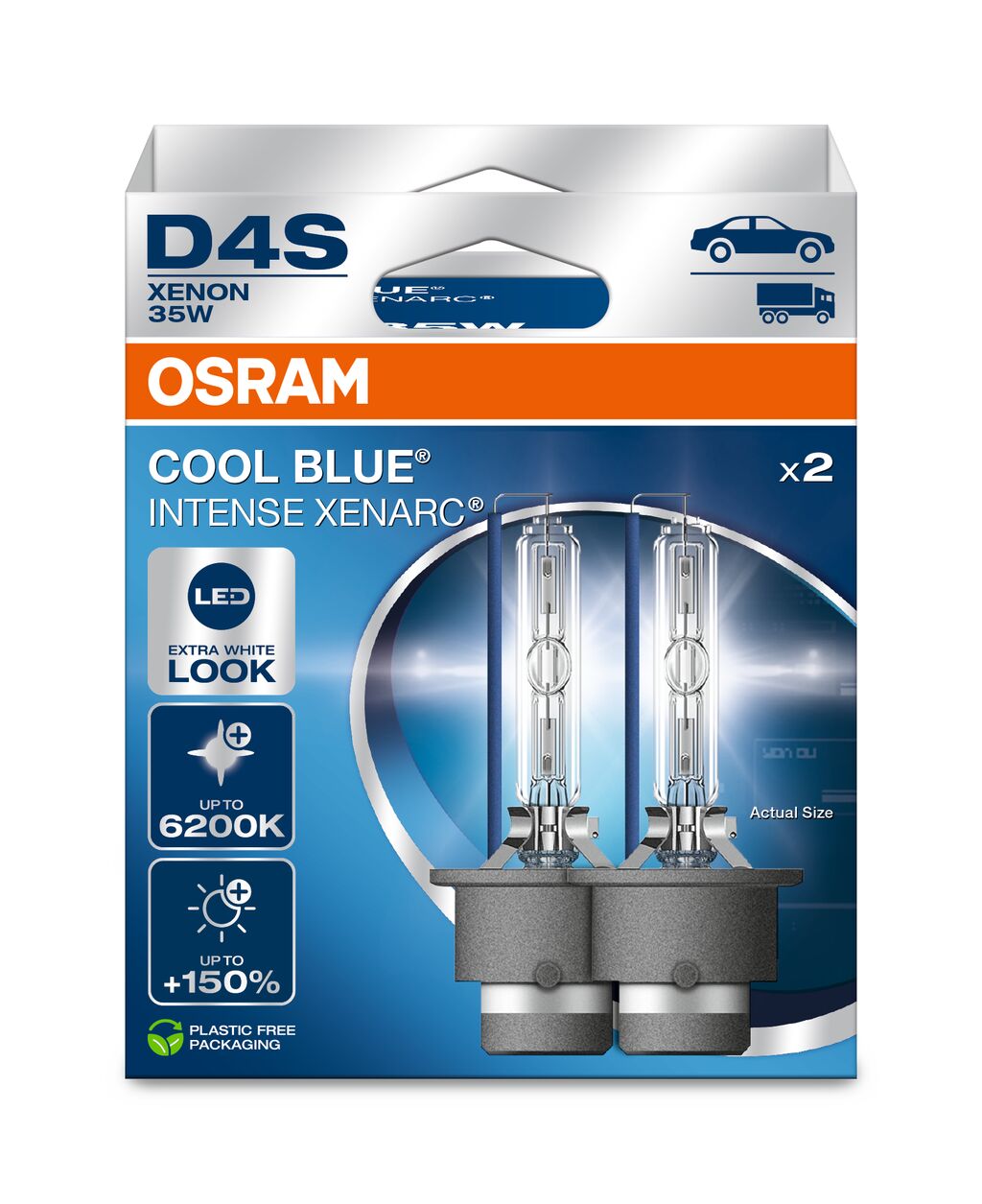 OSRAM XENARC COOL BLUE INTENSE D4S DUOBOX ECO